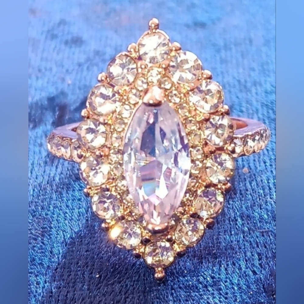 Ring gold plated  size 8